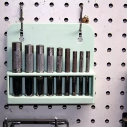 Harbor Freight Hollow Punch Set Pegboard Rack