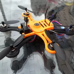 Hexacopter 1S / 2S 125 / 110mm spracing f3 coreless 8.5x20mm
