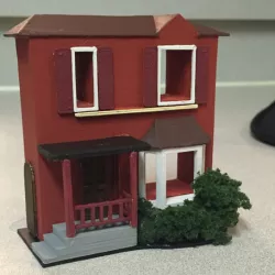 HO Scale Model Train Home