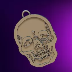 Keychan Skull