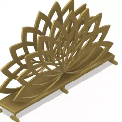 kitchen table napkin holder nh03 for 3D print cnc