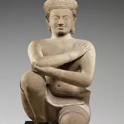 Kneeling Male Attendant