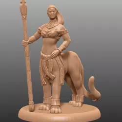 Lamia Lion Variant - Tabletop Miniature