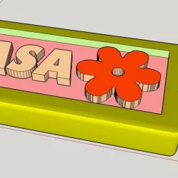 LLAVERO CASA FLOR