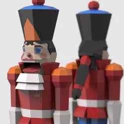 Low Poly Nutcracker Prince