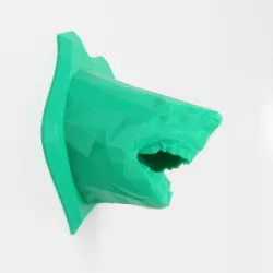 Low Poly Shark Wall Trophy