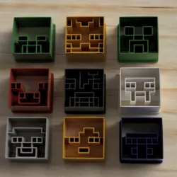 MINECRAFT 9 PACK CUTTER COOKIE