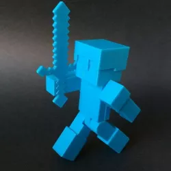 Minecraft Steve-Alex armor