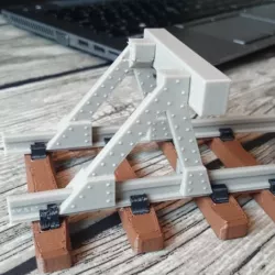 Model Railway Buffer Stop (1:32, OpenRailway)