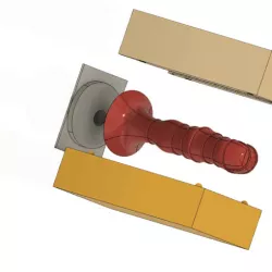 mold for casting dildo dick penis v17aa silicon for_casting 3d print cnc