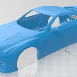 Nissan GTR Nismo Printable Body Car