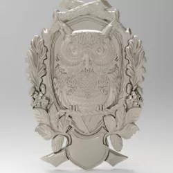 Owl shield for CNC