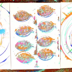 Painting in sheet printing with a 3D printer
