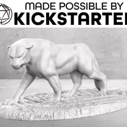 Panther - Action Pose - Tabletop Miniature