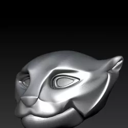 panther head 3D