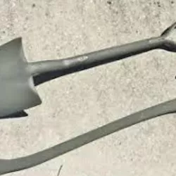 Pionner Shovel and Axe - Us Army - WW2 - Scale 1/16