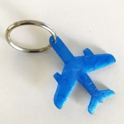 Plane keychain or pendant
