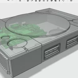 Playstation Pi Mini V3 (Raspberry Pi 2 + 3 Case)