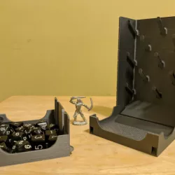 Plinko Dice Tower With Magnetic Latch and Detachable tray