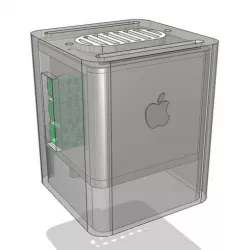 Raspberry pi (Macintosh) G4 Cube Mini (Raspberry Pi 2 + 3 Case)
