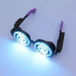 Rezz-Inspired NeoPixel Glasses