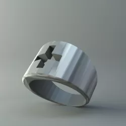 Ring - Cross hole