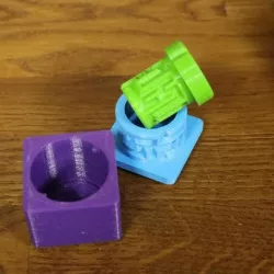 Russian doll maze puzzle box