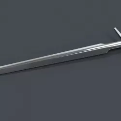 Silver sword from The Witcher TV series