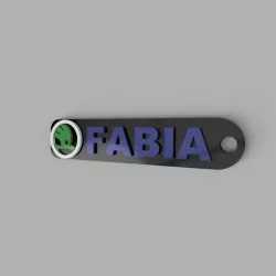 Skoda Fabia Keychain