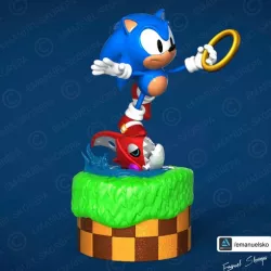 Sonic statue
