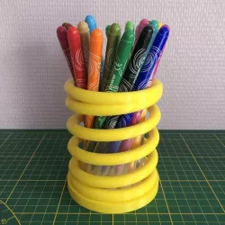 Spring Pen Holder