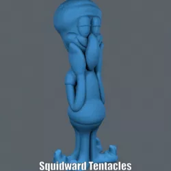 Squidward Tentacles v2 (Easy print no support)