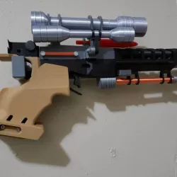 Star Wars Naboo S5 Heavy Blaster - STEP File