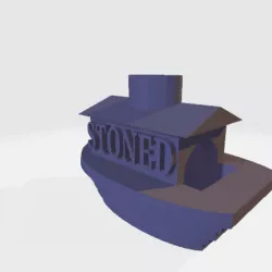 stoned boat ashtray boat ashtray boat