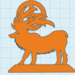 Sun Elk Ornament