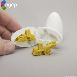 Surprise Egg #3 - Tiny Wheel Loader Toy
