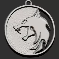 The witcher pendant V2