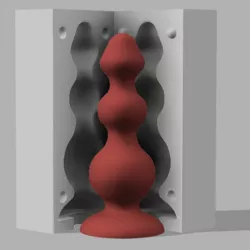 Three ball anal bead
