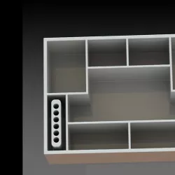Tool box divider small and large
