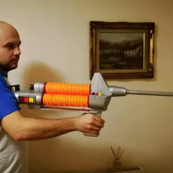 TOS Phaser rifle (EL wire/LED)