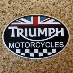 Triumph Motorcycles Logo Sign