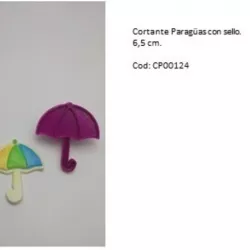 Umbrellas, Rain, Colors, Cutter, Frame Cookie Cutter, Fondant Cutter, Cookies Cutter, Edible Pasta and/or Cold Porcelain.