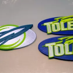 University of Toledo Rockets Keychain, Pin, Button