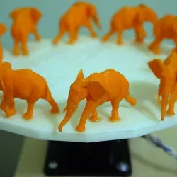 Walking Elephant 3D Zoetrope