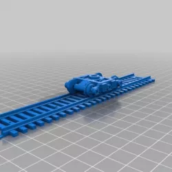 Warhammer 40K train system - 3 axl bogie