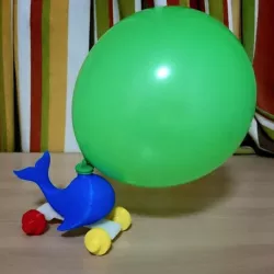 Whale air propelled Car