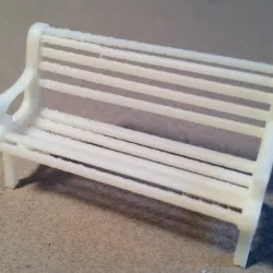 1:24 Park Bench