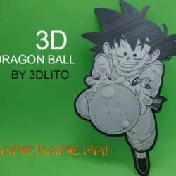 3D Drawing Son Goku (DRAGON BALL)