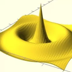 3D function plotter for Customizer / OpenSCAD