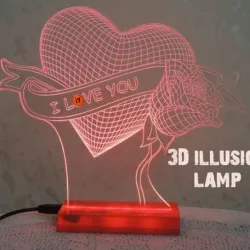 3D Lamp - illusion